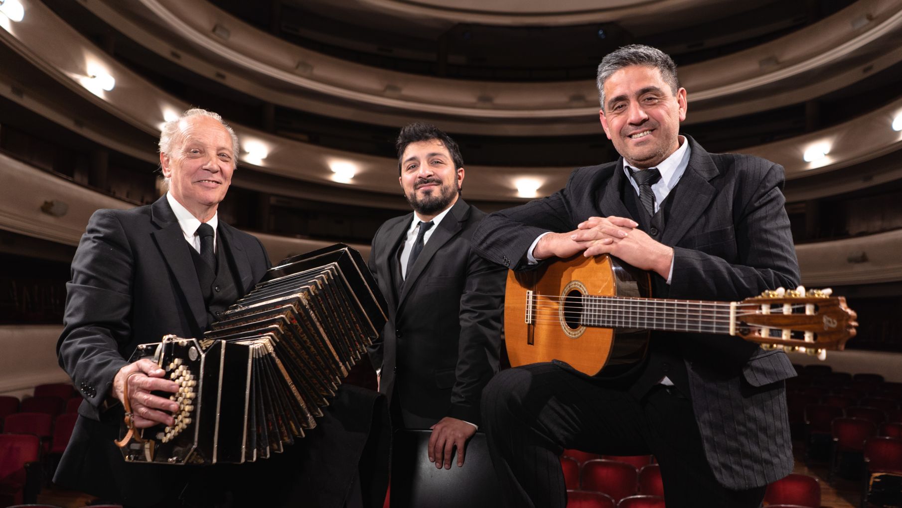 El trío tanguero Anselmi-Galván-Budini y su espectáculo de jueves